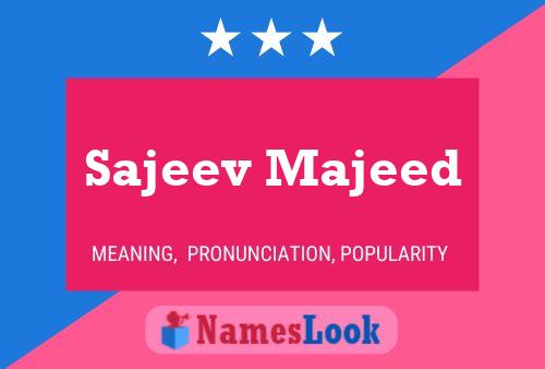 Póster del nombre Sajeev Majeed