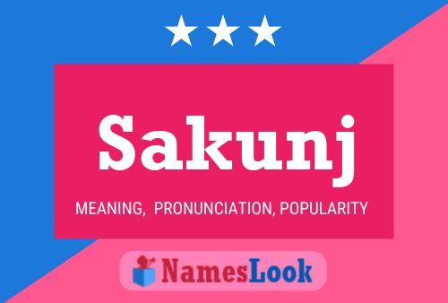 Póster del nombre Sakunj