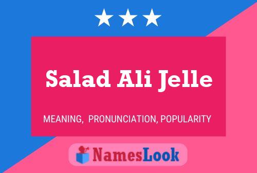 Póster del nombre Salad Ali Jelle