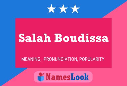 Póster del nombre Salah Boudissa