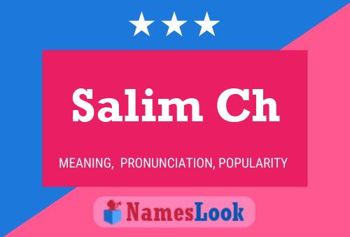 Póster del nombre Salim Ch