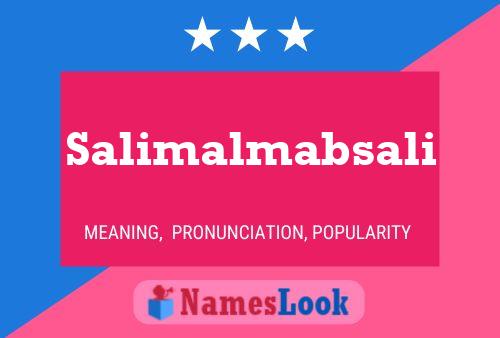 Póster del nombre Salimalmabsali