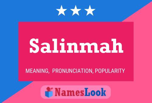 Póster del nombre Salinmah