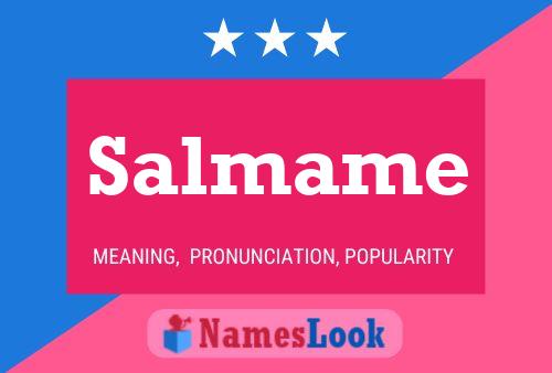 Póster del nombre Salmame