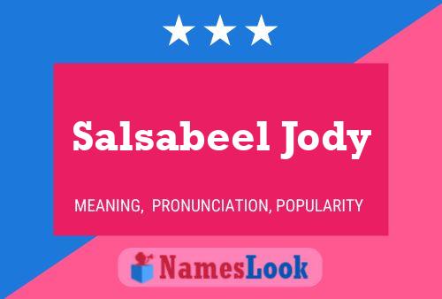 Póster del nombre Salsabeel Jody