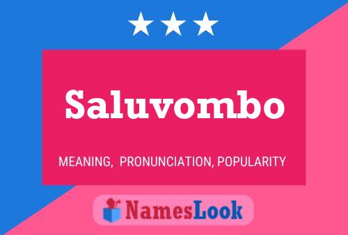 Póster del nombre Saluvombo