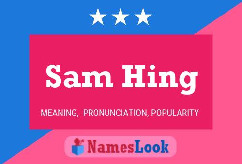 Póster del nombre Sam Hing