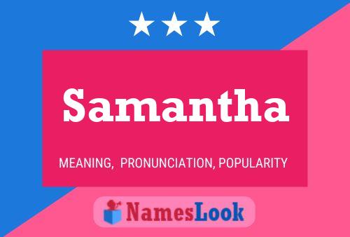 Póster del nombre Samantha