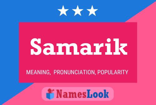 Póster del nombre Samarik