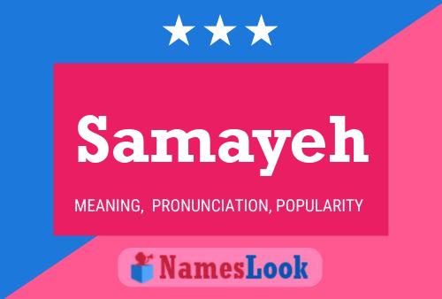 Póster del nombre Samayeh