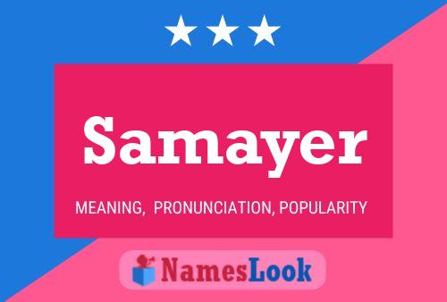 Póster del nombre Samayer