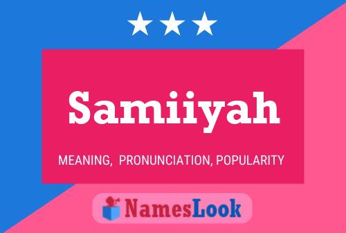 Póster del nombre Samiiyah