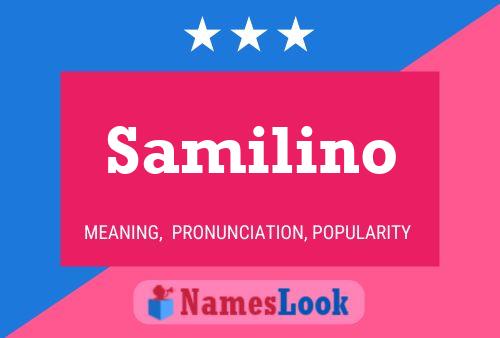 Póster del nombre Samilino