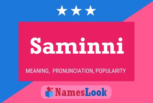 Póster del nombre Saminni