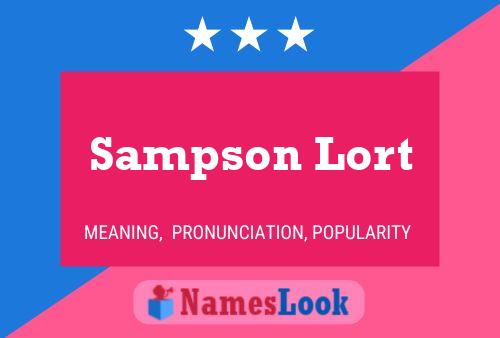 Póster del nombre Sampson Lort