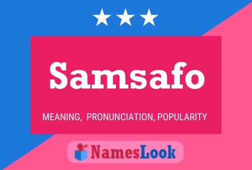 Póster del nombre Samsafo