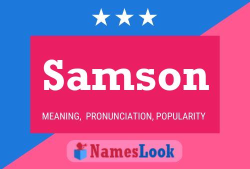 Póster del nombre Samson