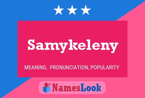 Póster del nombre Samykeleny