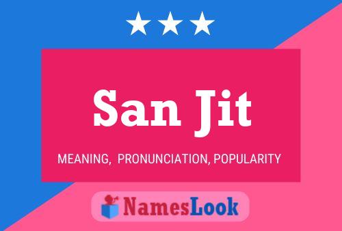 Póster del nombre San Jit