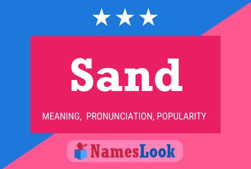 Póster del nombre Sand