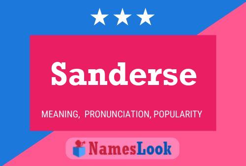 Póster del nombre Sanderse