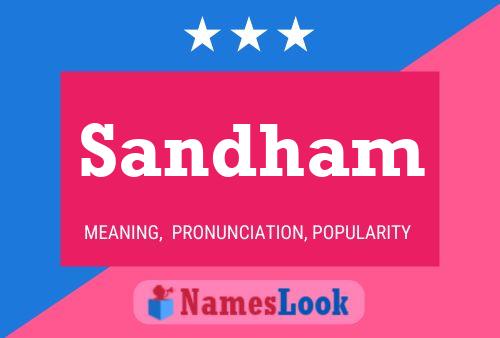 Póster del nombre Sandham