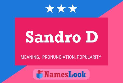 Póster del nombre Sandro D