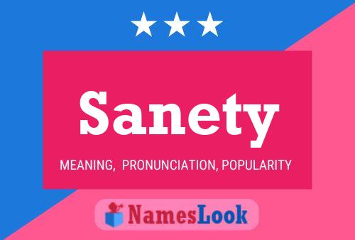 Póster del nombre Sanety