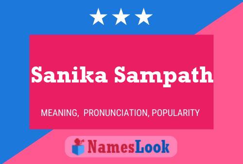 Póster del nombre Sanika Sampath