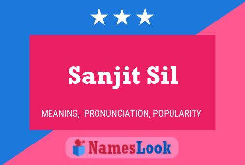 Póster del nombre Sanjit Sil