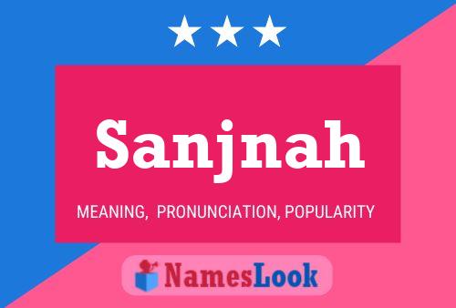 Póster del nombre Sanjnah