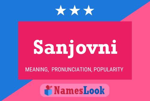 Póster del nombre Sanjovni