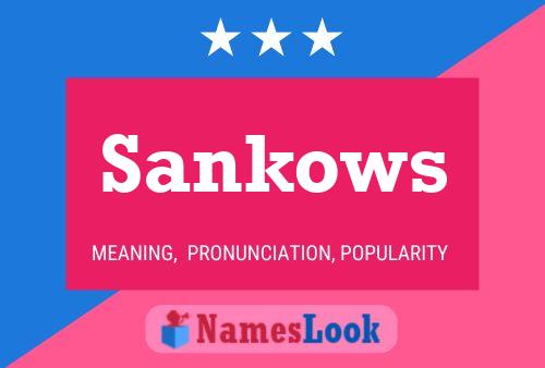 Póster del nombre Sankows