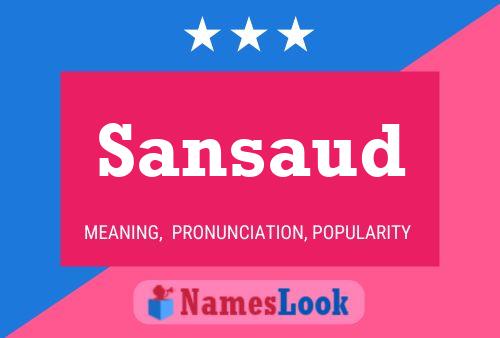 Póster del nombre Sansaud