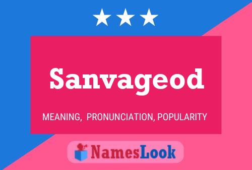 Póster del nombre Sanvageod