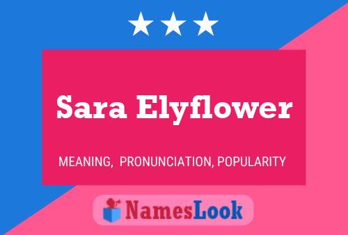 Póster del nombre Sara Elyflower