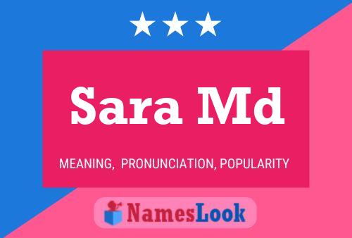 Póster del nombre Sara Md