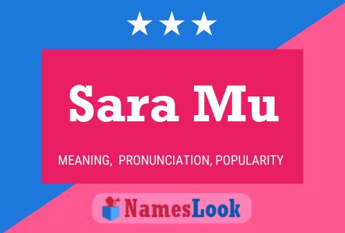 Póster del nombre Sara Mu