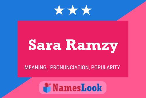 Póster del nombre Sara Ramzy