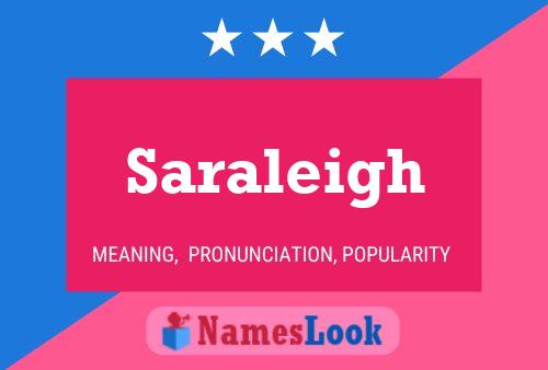 Póster del nombre Saraleigh