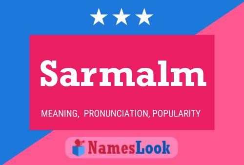 Póster del nombre Sarmalm