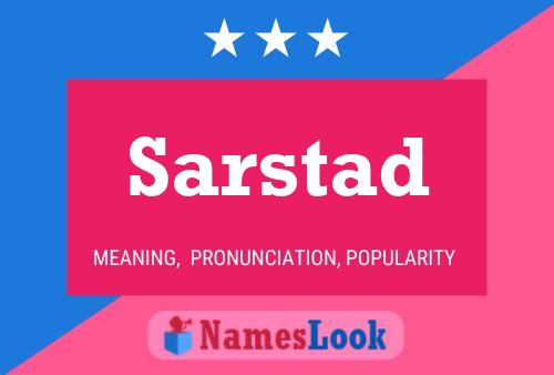 Póster del nombre Sarstad