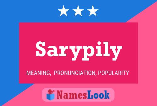 Póster del nombre Sarypily