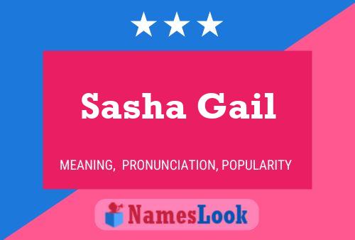 Póster del nombre Sasha Gail