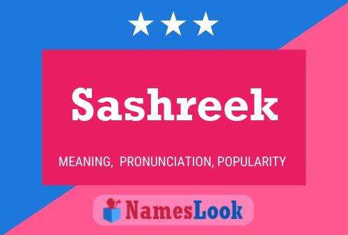 Póster del nombre Sashreek