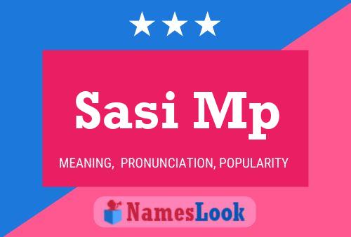 Póster del nombre Sasi Mp