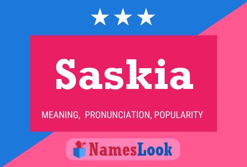 Póster del nombre Saskia