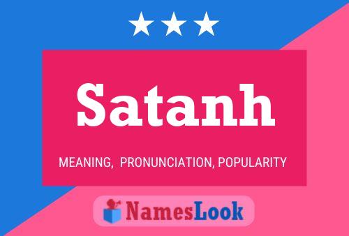 Póster del nombre Satanh