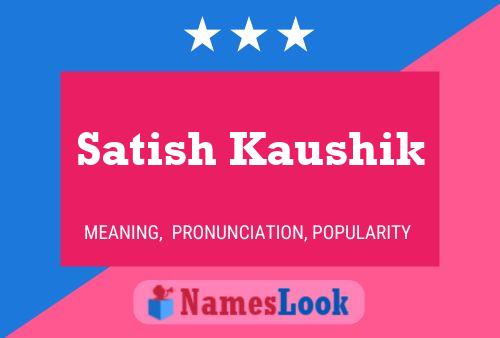 Póster del nombre Satish Kaushik