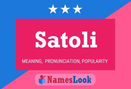 Póster del nombre Satoli